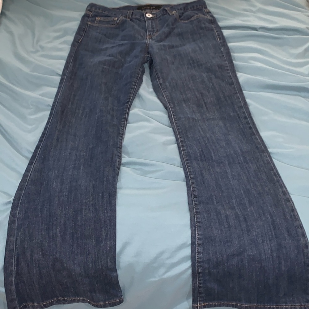 Calvin Klein flare cut denim jeans size 8 fantastic condition